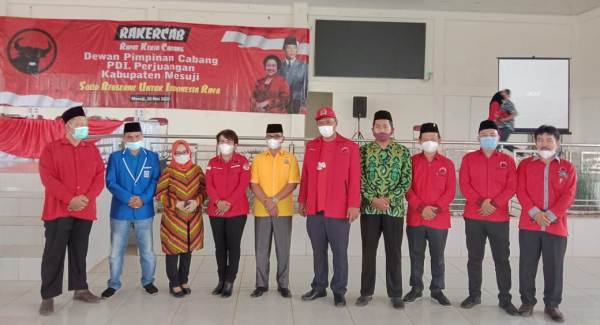 Rakercab Ke-II DPC PDIP Mesuji, Sudin Imbau Semua Ranting Tingkatkan Kerjasama