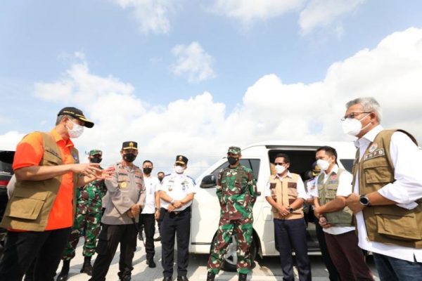 Kapolda Lampung dan Danrem 043/Gatam Pimpin Satgas Khusus Arus Balik Perketat Penyekatan