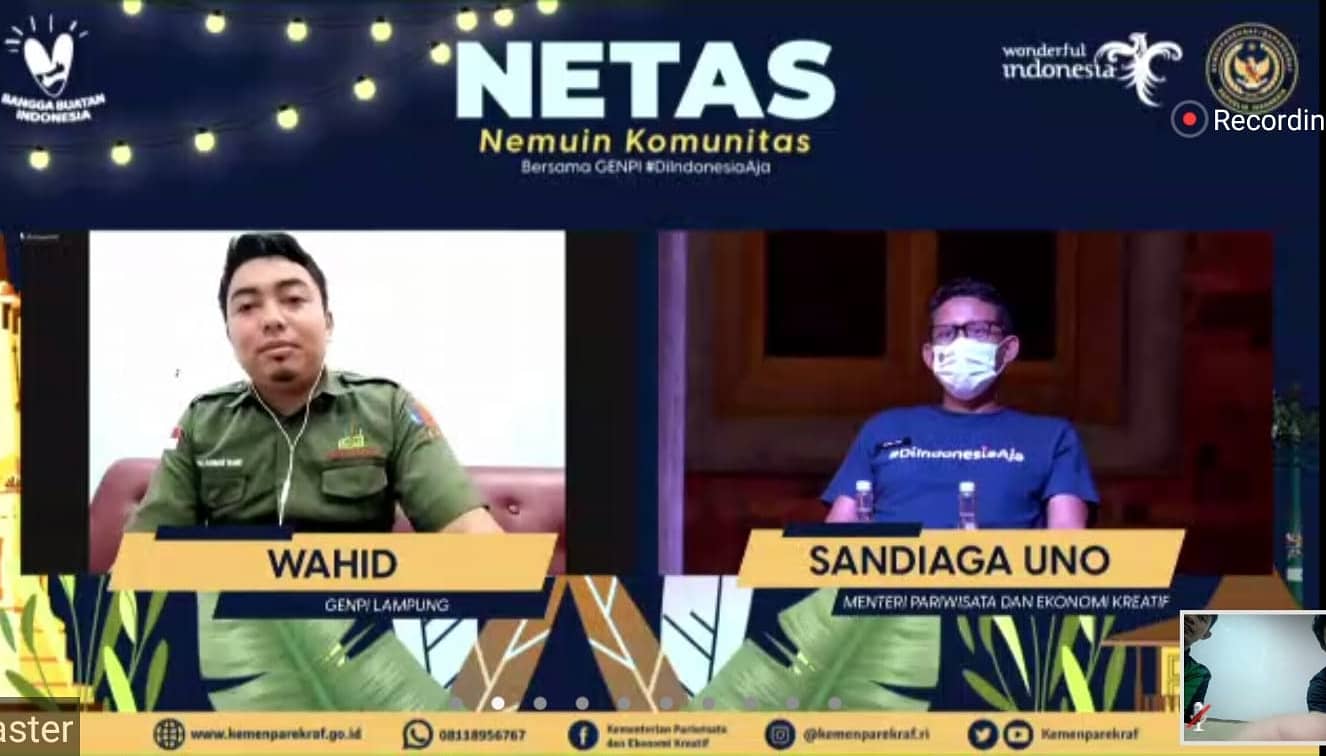 Kemenparekraf RI Jadwalkan Pertemuan dengan GenPI Lampung