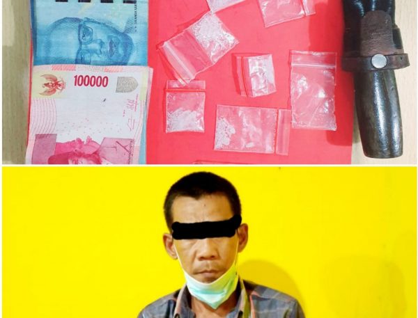 Subdit 2 Narkoba Polda Lampung Gulung Pengedar Sabu di Desa Jabung