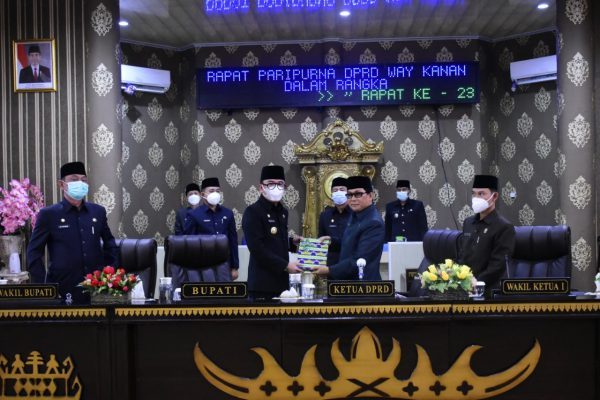 Pertanggungjawaban APBD 2020, Bupati Way Kanan: Ini yang Kesebelas Kalinya Kita Raih Opini WTP