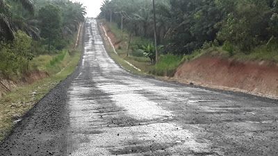 Pelaksana Proyek Jalan Tegal Mukti-Tajab Bantah Asal Jadi Karena Bukan Proyek Pengaspalan