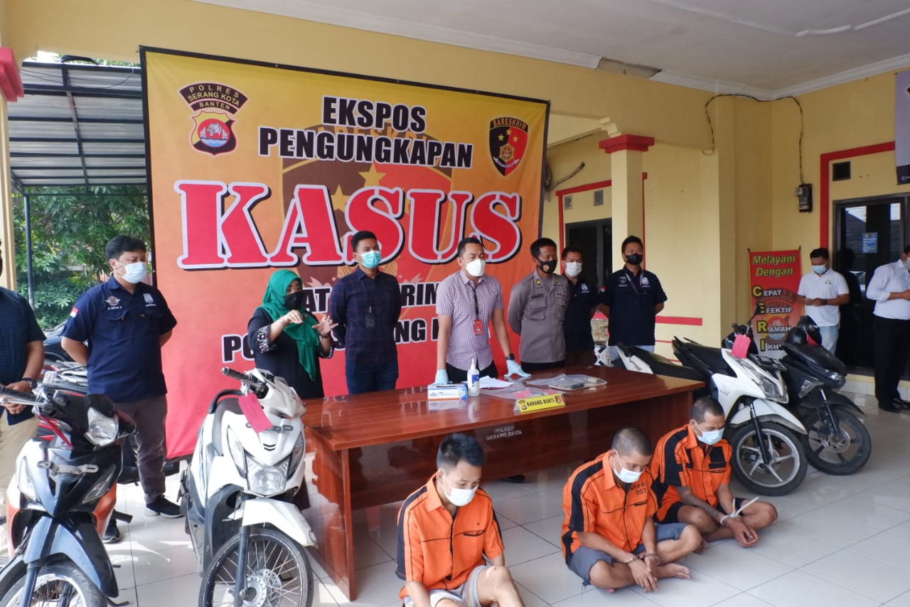 Pelaku Curanmor Bersenpi Asal Lampung Timur Tertangkap saat Beraksi di Serang Kota