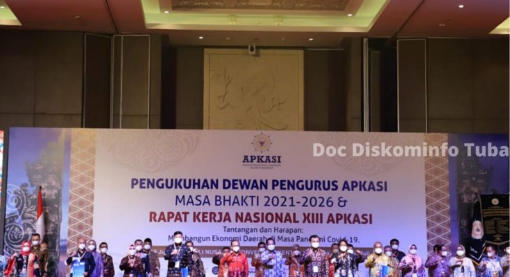 Bupati Tulang Bawang Dikukuhkan Sebagai Pengurus Apkasi Pusat
