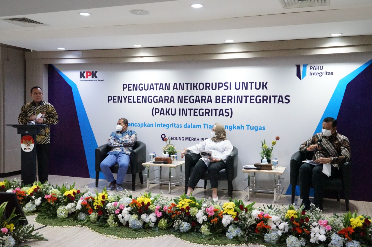 Seri Ketiga, Ketua KPK Ajak PN Kementerian Hukum dan HAM Tanamkan Integritas Diri