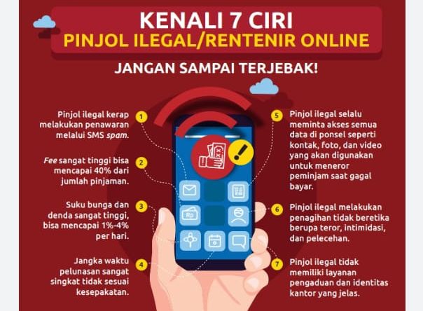 OJK Lampung Ingatkan Ciri Ciri Pinjaman Online Ilegal