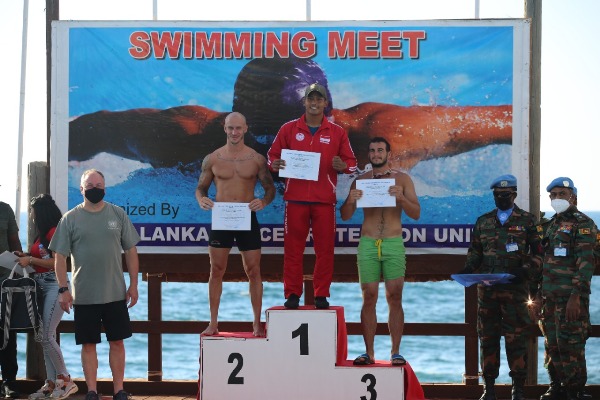 Satgas Indo FPC XXVI-M2 sabet juara umum UNIFIL HQ Swimming Competition 2021