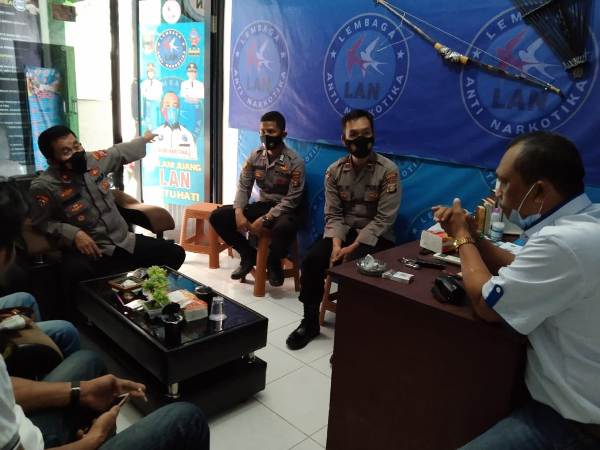 Polres Gandeng LAN Tanggamus Sosialisasikan Vaksinasi Covid-19