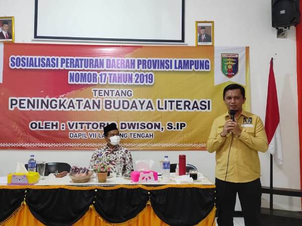 Vittorio Dwison Sosper tentang Peningkatan Budaya Literasi