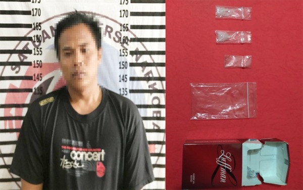 Edarkan Narkotika, Seorang Petani Di Tulang Bawang Digeladang Polisi