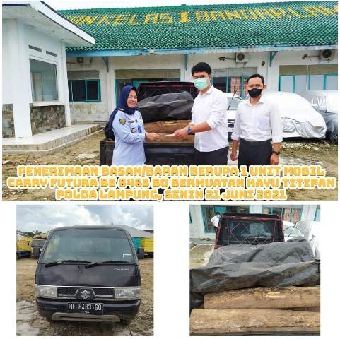 Rupbasan Kelas I Bandar Lampung Kembali Terima Barang Sitaan Dari Ditreskrimsus Polda Lampung