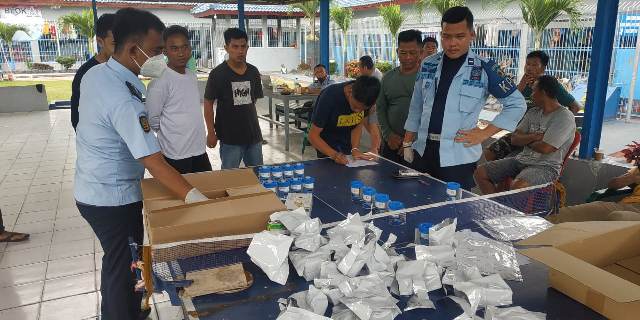 WBP Rutan Kelas IIB Menggala Tes Urine, Hasilnya Negatif