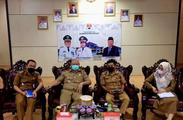 Sekdakab Mesuji Ikuti Rapat Sharing Knowledge Secara Daring