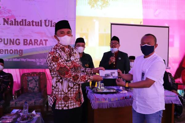 PCNU Lampung Barat Launching 140 Kartu Anggota Secara Simbolis