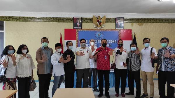 Sebanyak 3.811 Orang di Provinsi Lampung Terlibat Penyalahgunaan Narkoba