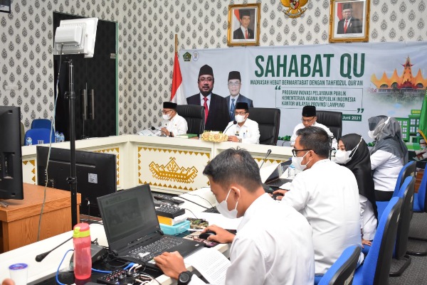 Kanwil Kemenang Provinsi Lampung Masuk Top 99 Pada KIPP Tahun 2021