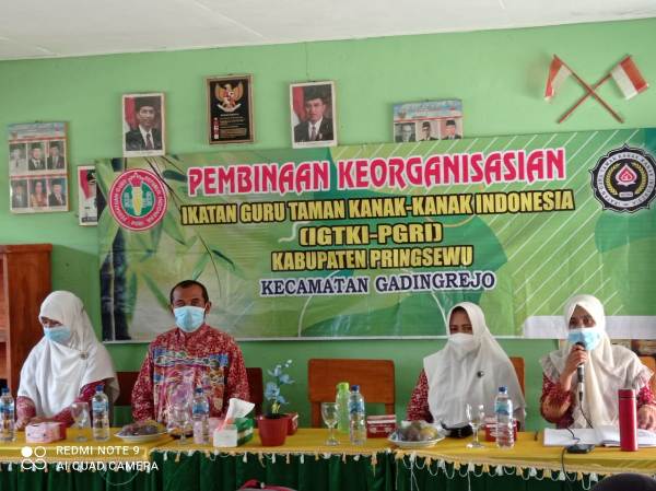 Pembinaan Organisasi IGTKI PGRI Pringsewu Di Gadingrejo