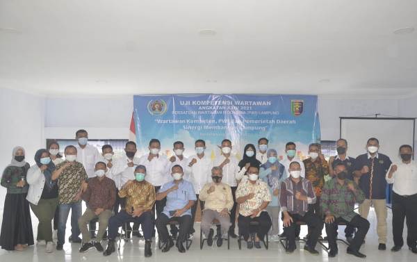 Tiga Dari 36 Peserta UKW PWI Lampung Angkatan XXIV Dinyatakan Belum Berkompeten