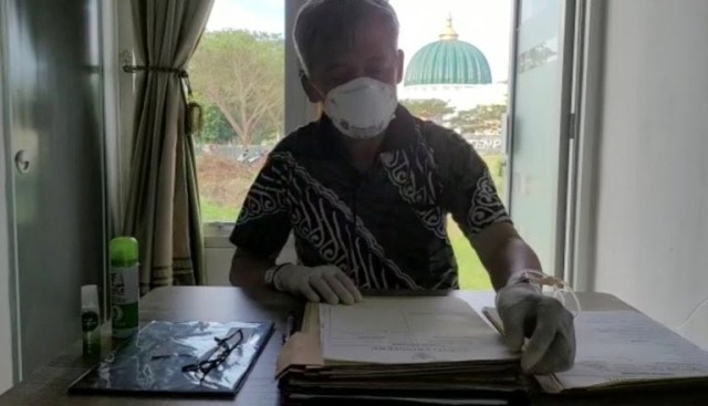 Positif Covid-19 Bupati Sujadi Isolasi di RSUD Pringsewu