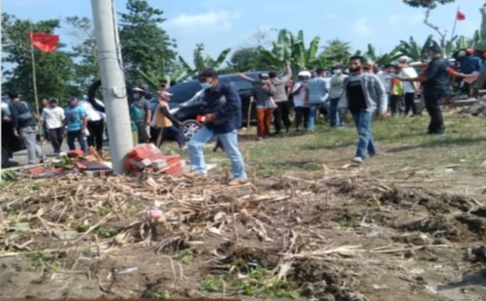 Klaim Lahan Perbatasan, Warga Nyaris Bentrok dengan Ormas di Kecamatan Ketapang