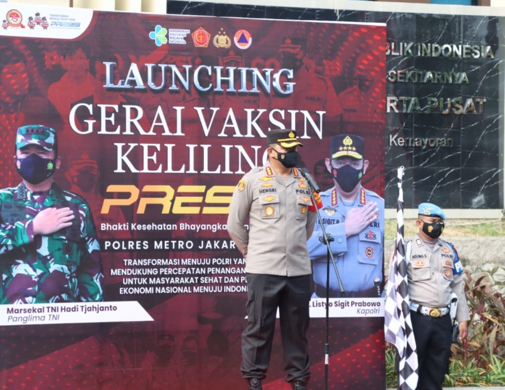 Polres Jakarta Pusat Bersama Kodim dan Pemda Kebut Penanggulangan Pandemi Covid-19