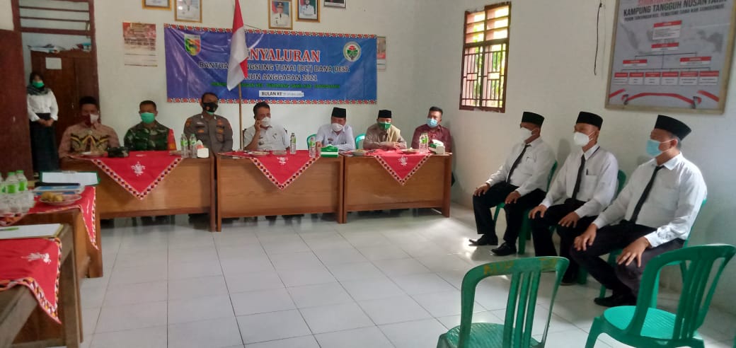 Kepala Pekon Tanjungan Lantik Tiga Aparatur Baru