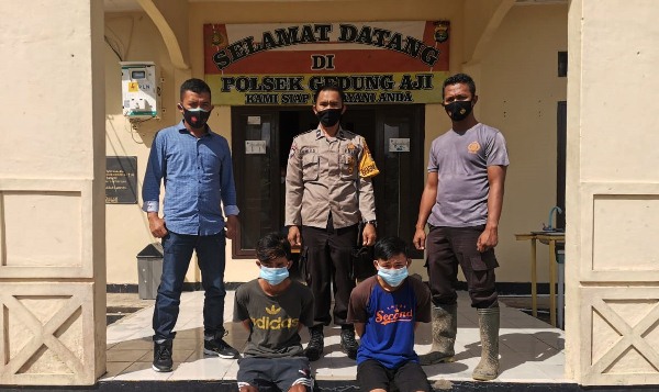 Mencuri Dibengkel Milik Masriadi, Dua Orang Nelayan Ditangkap Polisi