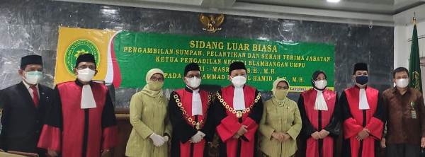 Ketua PN Blambangan Umpu Resmi Dilantik
