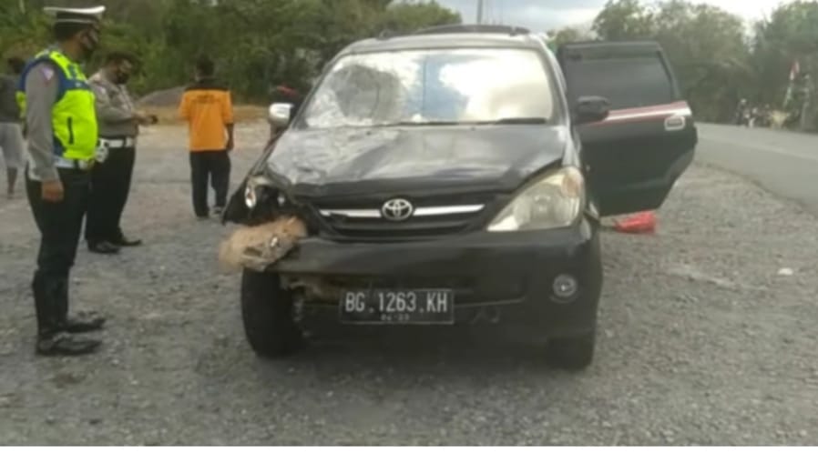 Tabrakan dengan Minibus Avanza, Pengendara Motor di Simpang Pematang Mesuji Tewas di Perjalanan