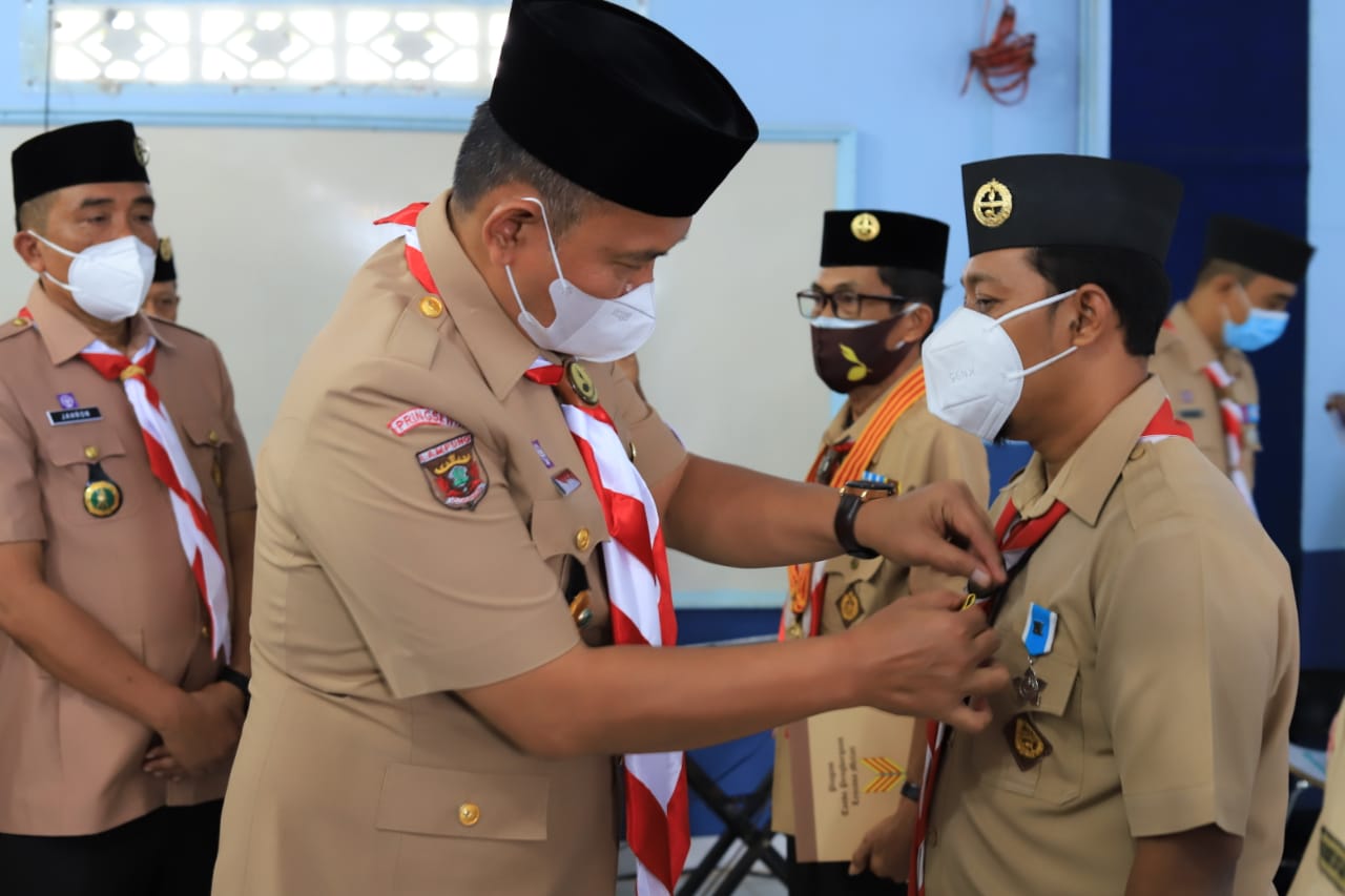 HUT Pramuka ke-60, Kwarcab Pringsewu Apel Terbatas