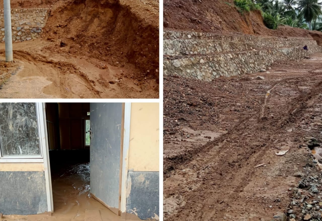 Warga Penghuni Rumah Korban Tsunami Pekon Kiluan Minim Sarana Dan Kerap Kena Longsor