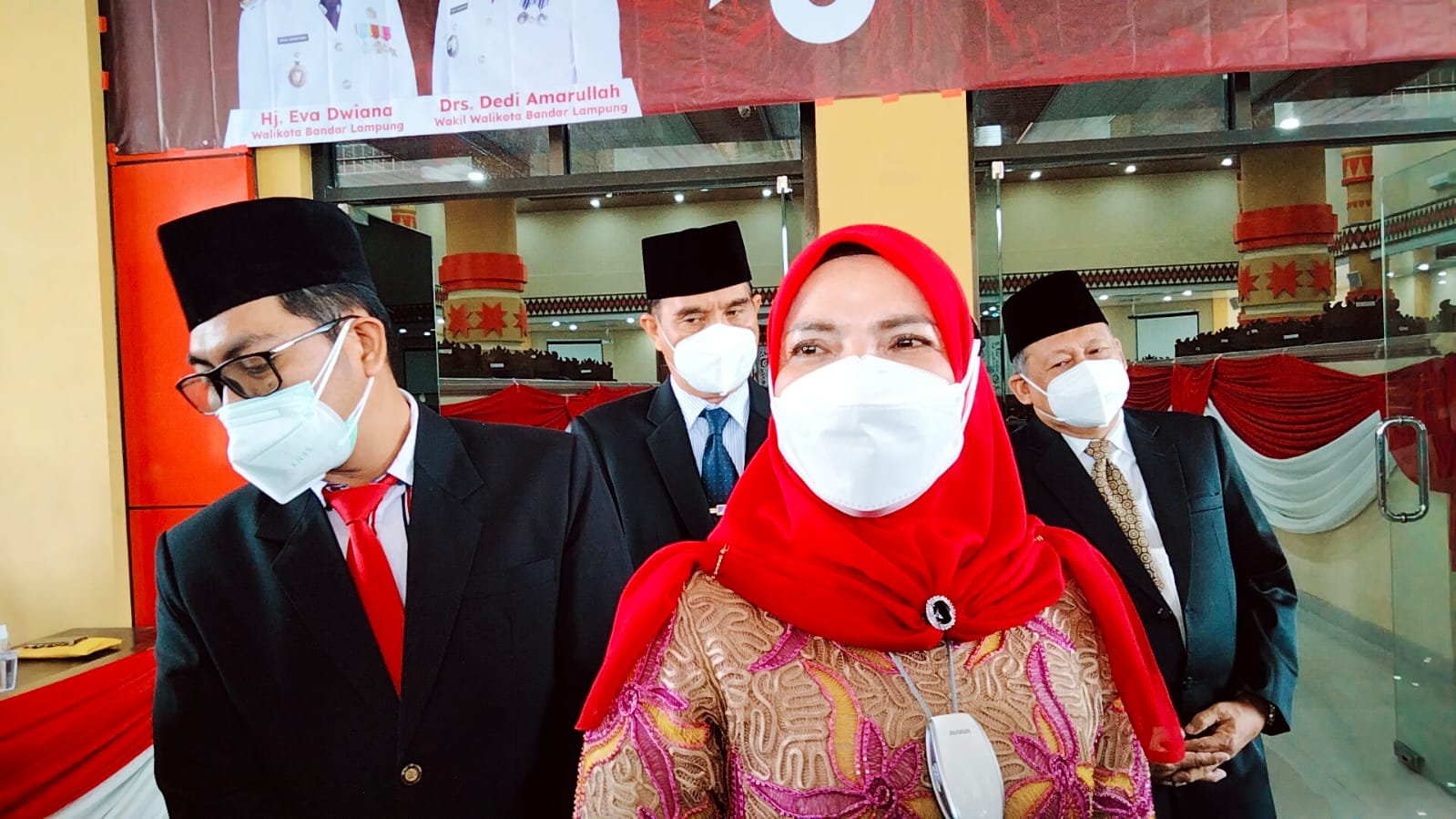 Jelang HUT Ke-76 Kemerdekaan RI, Wali Kota, DPRD, dan Forkopimda Bandar Lampung Dengarkan Pidato Presiden Jokowi