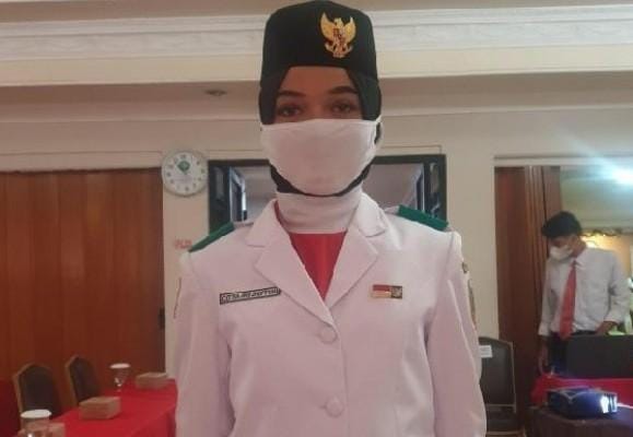 Citra Ayu Septina Paskibraka Provinsi Asal Lampung Barat Luput dari Perhatian Pemda