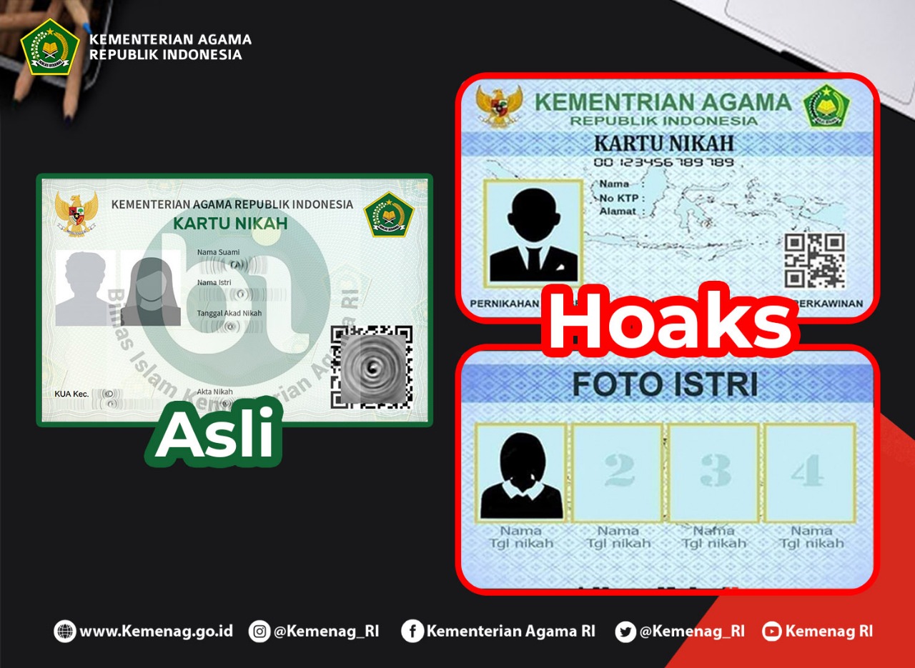 Beredar Hoaks, Ini Penampakan Kartu Nikah Digital Kemenag