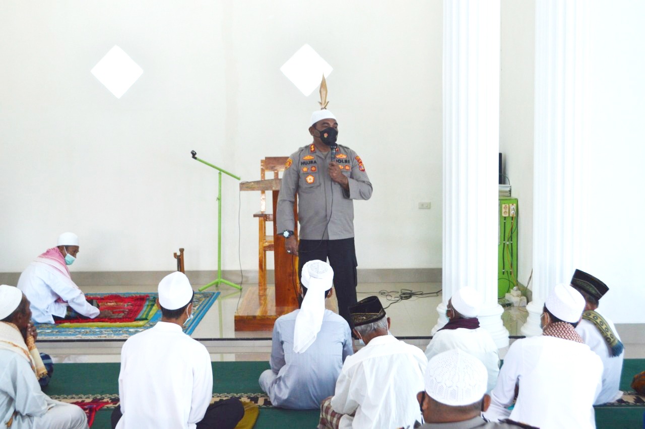 Laksanakan Jumling ke Masjid, Ini Pesan Kapolres Tulang Bawang