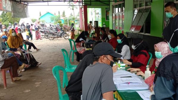 Antusias Warga di Kecamatan Mesuji Ikuti Vaksinasi Semakin Meningkat