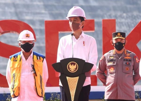 Presiden Joko Widodo Resmikan Bendungan Way Sekampung