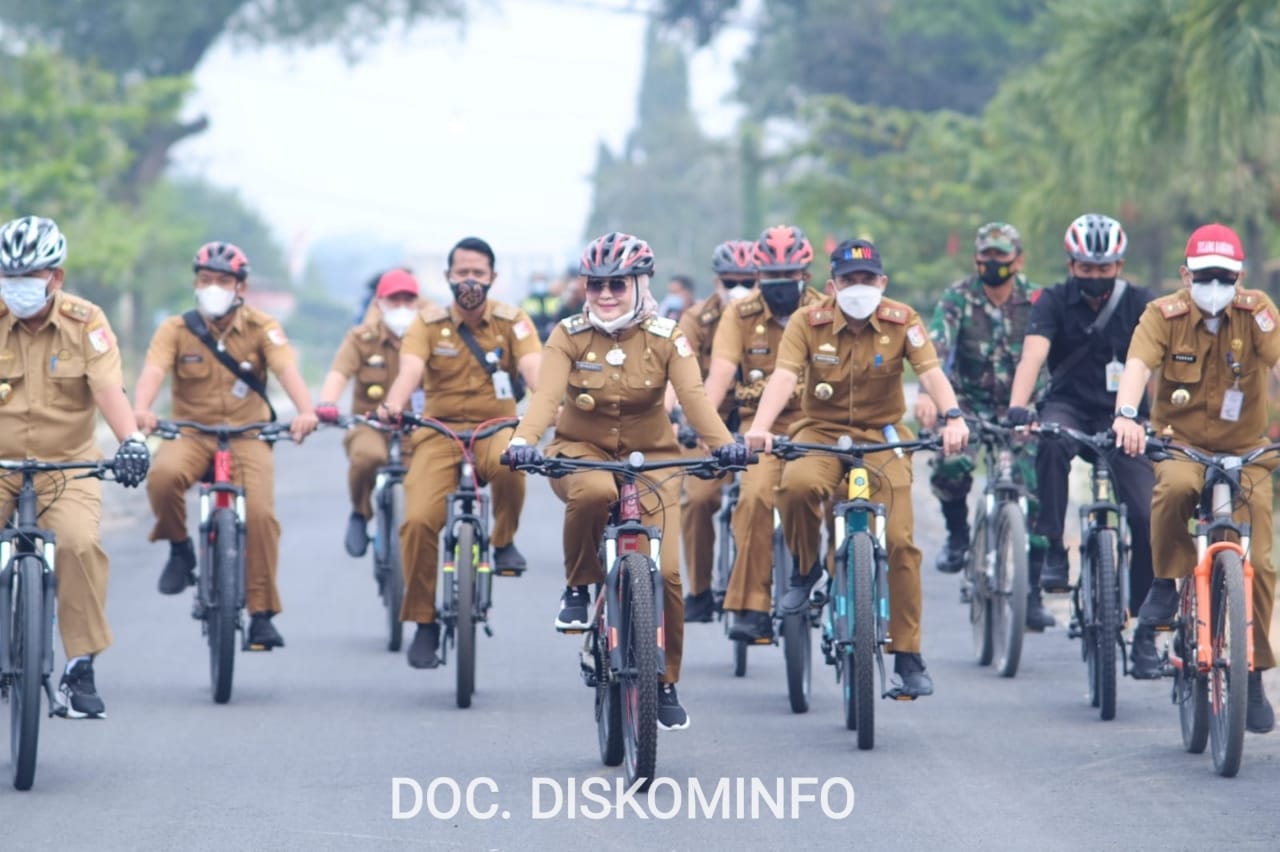 Bupati Tulang Bawang Beserta Punggawa ‘Jajal’ Mulusnya Jalan Ronggolawe