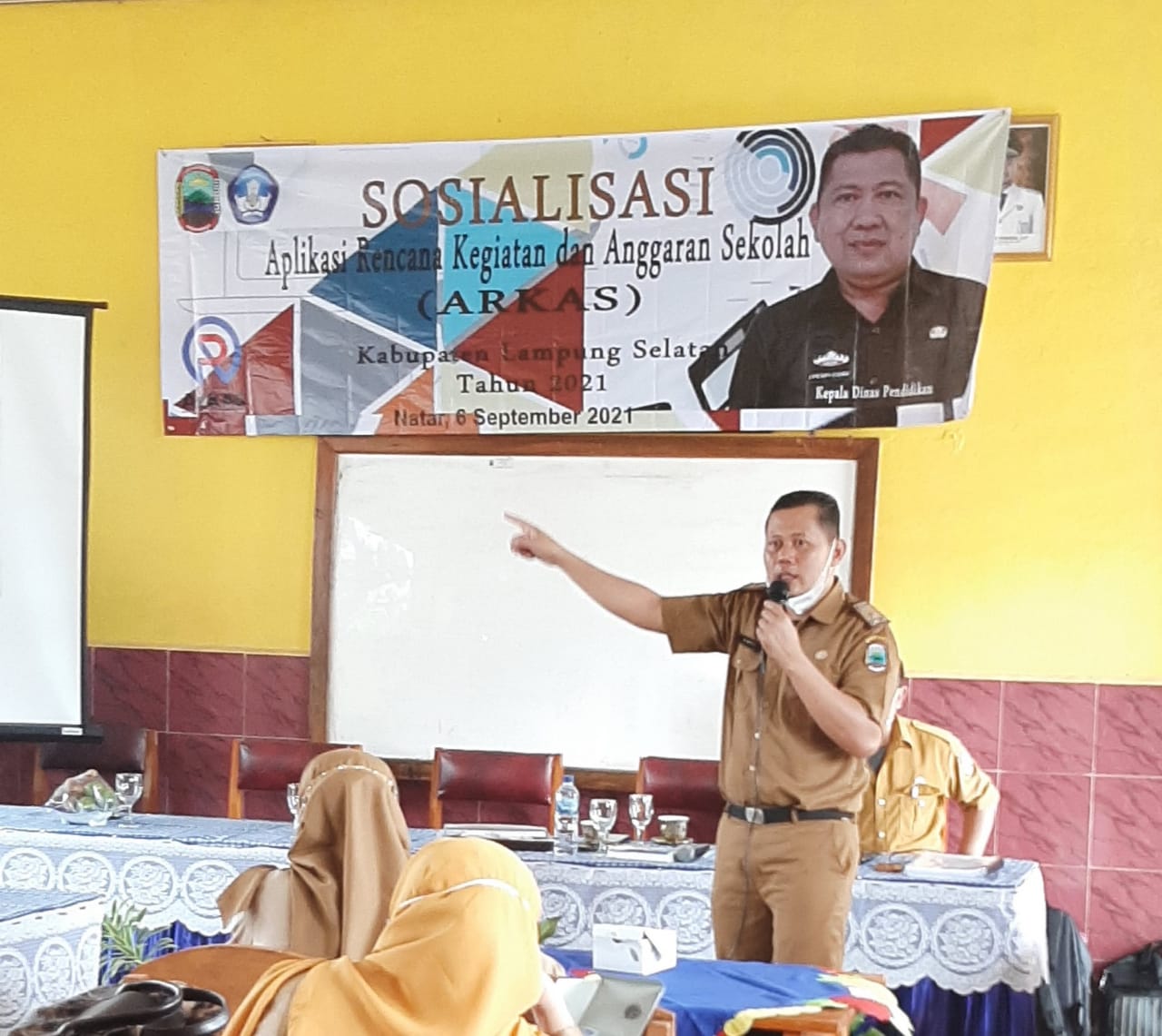 Dinas Pendidikan Lampung Selatan Gelar Sosialisasi Aplikasi RKAS di Kecamatan Natar