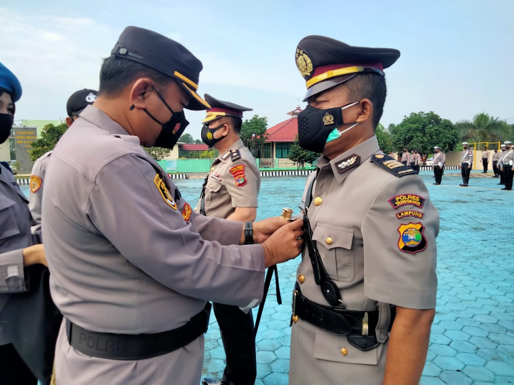 Kapolres Mesuji Pimpin Apel Sertijab Kabagren