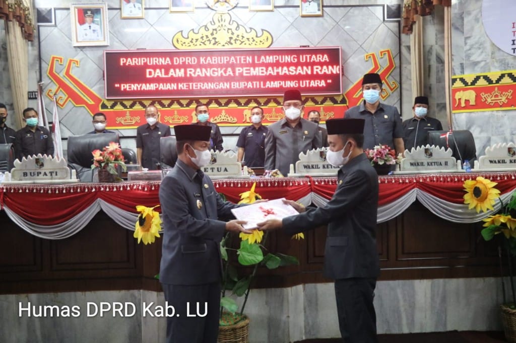 DPRD Lampung Utara Gelar Rapat Paripurna Kedua Penyampaian KUA-PPAS