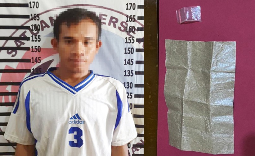 Tertangkap Basah Beli Sabu, Pemuda Ini Diringkus Polres Tulang Bawang