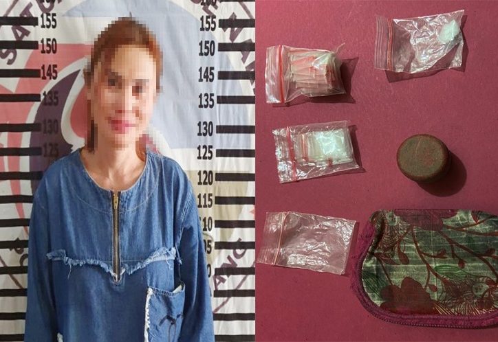 Nyambi Jadi Bandar Narkotika, IRT di Bujuk Agung Ditangkap Polres Tulang Bawang