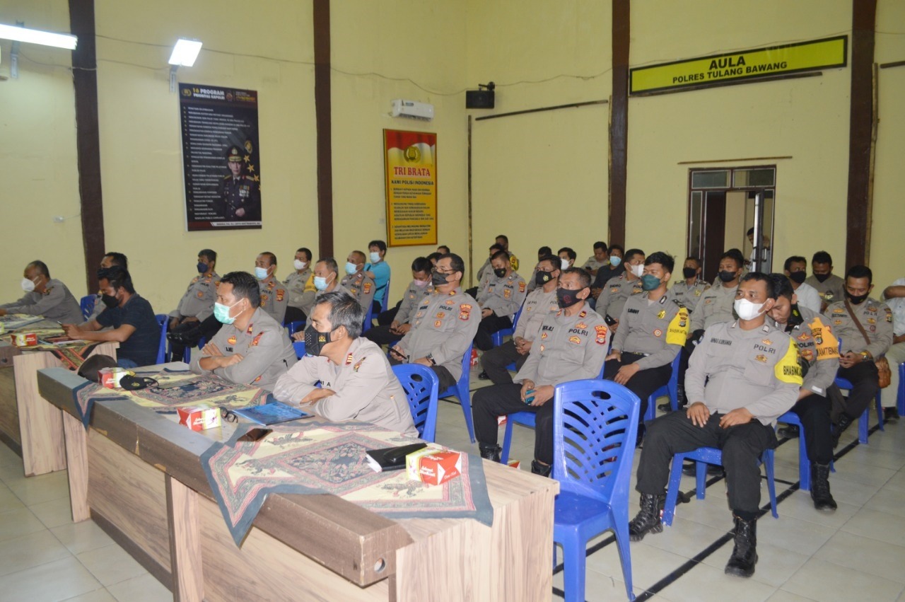 Polres Tulang Bawang Gelar Operasi Bina Kusuma Krakatau-2021, Berikut Tanggal dan Sasarannya