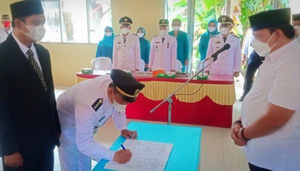Wakil Bupati Lampung Timur Hadiri Sertijab Camat Waway Karya