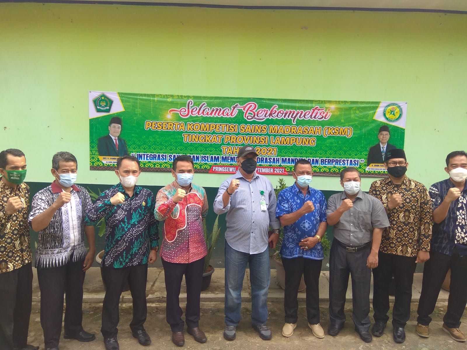 Dari Kabupaten Pringsewu, Kakankemenag Monitoring Pelaksanaan KSM Tingkat Provinsi Lampung