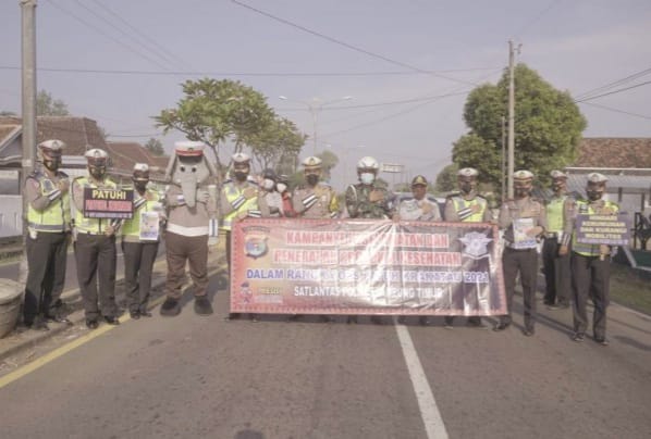 Operasi Patuh Krakatau 2021, Polres Lampung Timur Himbau Pengguna Jalan