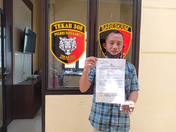 Diduga Serobot dan Rusak Lahan Milik Warga, Kepala Pekon Sidodadi Dilaporkan ke Polres Tanggamus