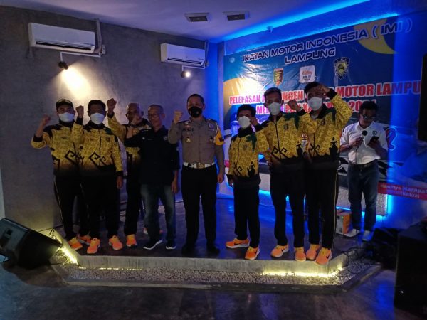 Pelepasan Kontingen Cabor Balap Motor Lampung Menuju PON XX Papua