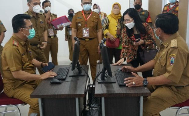 Kepala Kantor Regional V BKN Pantau Kesiapan Pelaksanaan SKD CPNS di Lamsel